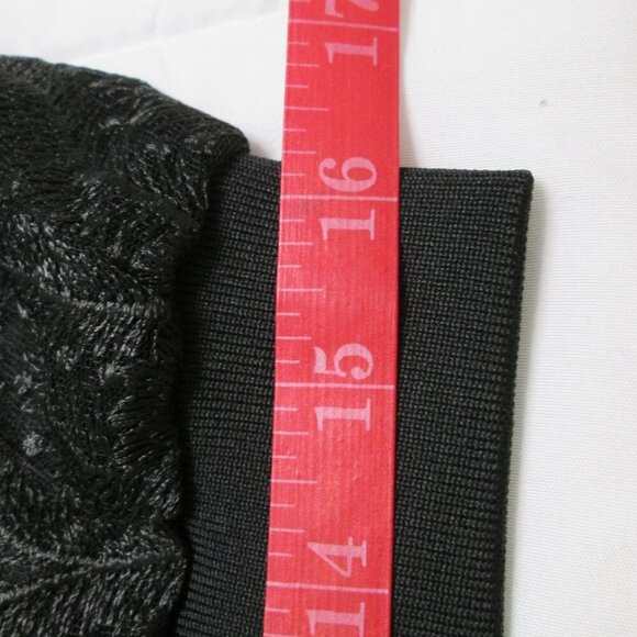 NWT Endless Rose NWT Black Floral Lace Mesh Zip Up Light Weight Jacket-Small - Picture 9 of 10